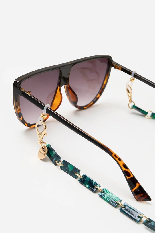 LaCoqueFrançaise collanina per occhiali 72 CM LE318648 verde AA00