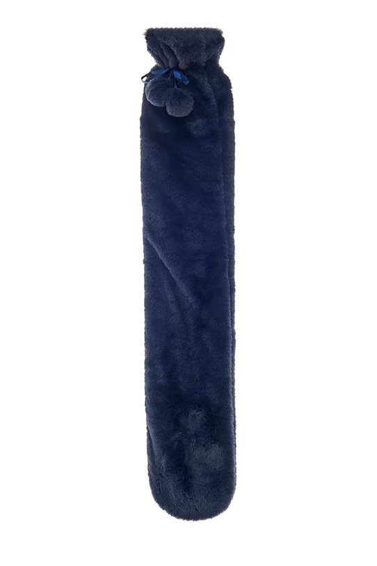 Aroma Home termofor Faux Fur Long Hot Water Bottle granatowy AH0327NY
