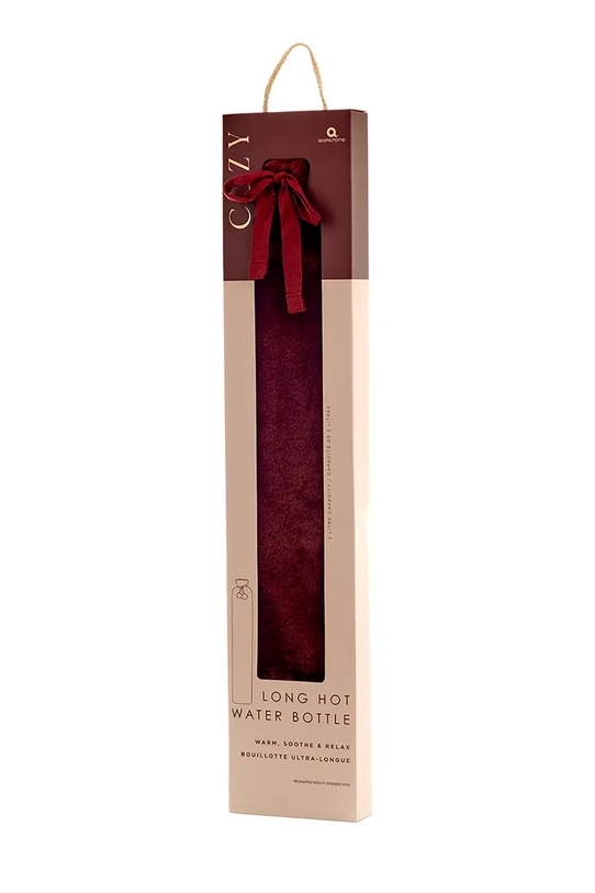 Aroma Home termofor Long Hot Water Bottle 76,5 cm AH0340RD bordowy AA00