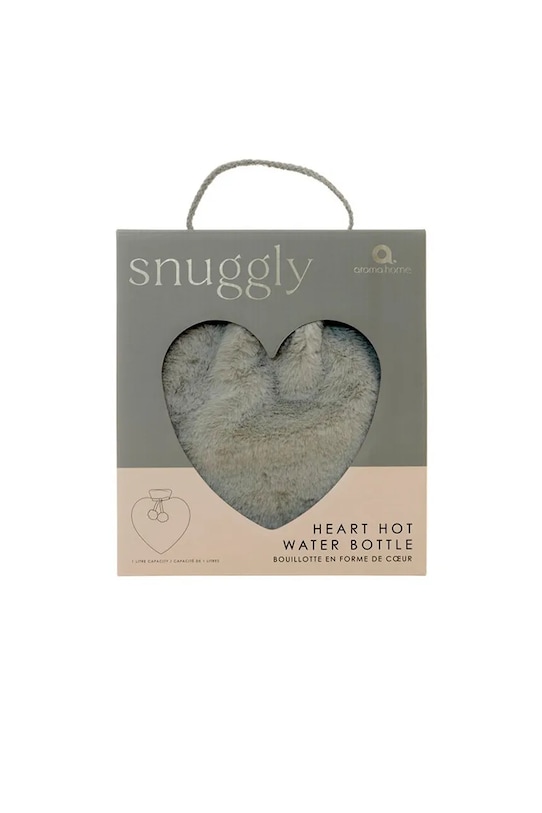 Aroma Home termofor Faux Fur Long Hot Water Bottle szary AH0339GY