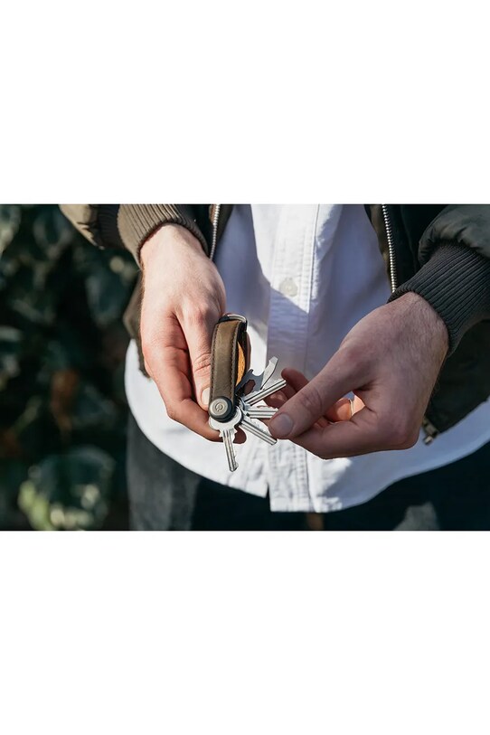 Orbitkey cutie de chei Crazy-Horse 8,5 cm CHLO.2.OBOBGM maro