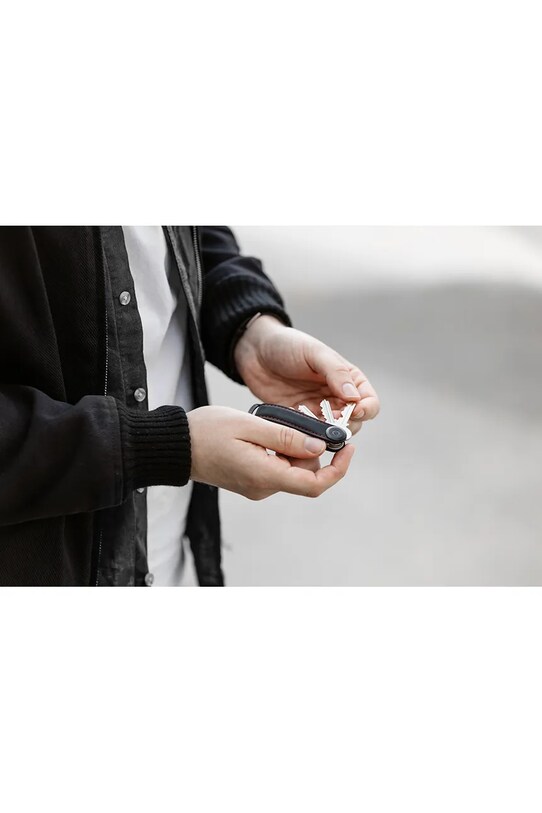 Чехол для ключей Orbitkey Crazy-Horse 8,5 cm CHLO.2.OBRDBK чёрный