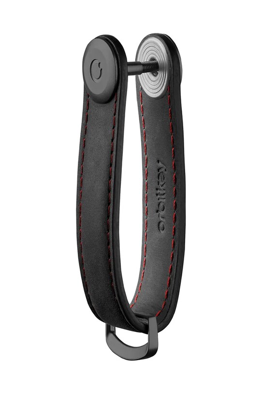 Orbitkey etui na klucze Crazy-Horse 8,5 cm CHLO.2.OBRDBK czarny AA00
