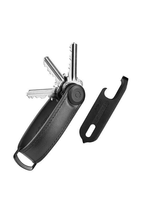 Orbitkey zestaw etui na klucze i multitool Hybrid Leather 8,5 cm czarny GHL3.BLK.201