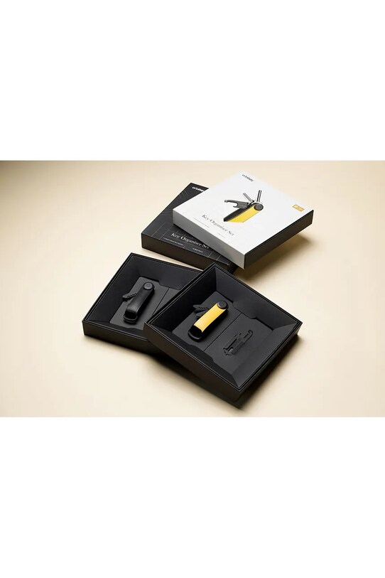 Комплект калъф за ключове и мултифункционален инструмент Orbitkey Hybrid Leather 8,5 cm GHL3.SYW.201
