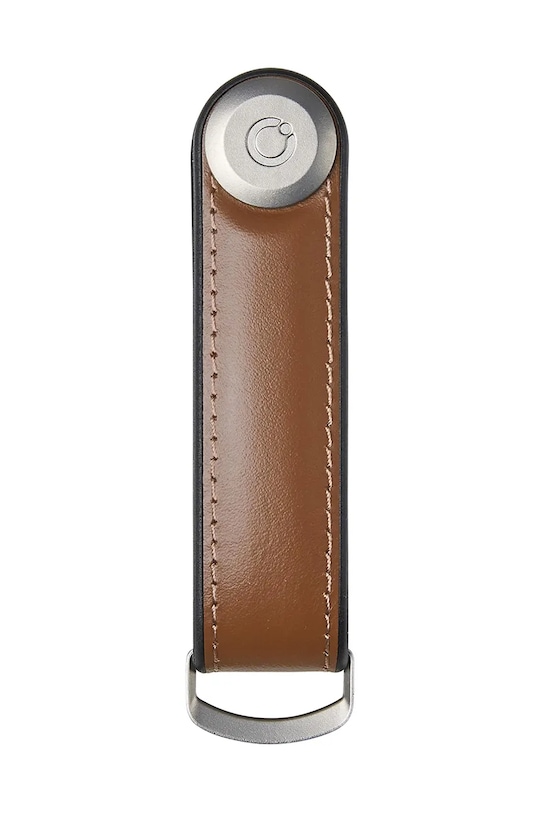 Orbitkey cutie de chei Hybrid Leather 8,5 cm KHL3.ACN.111 maro AA00