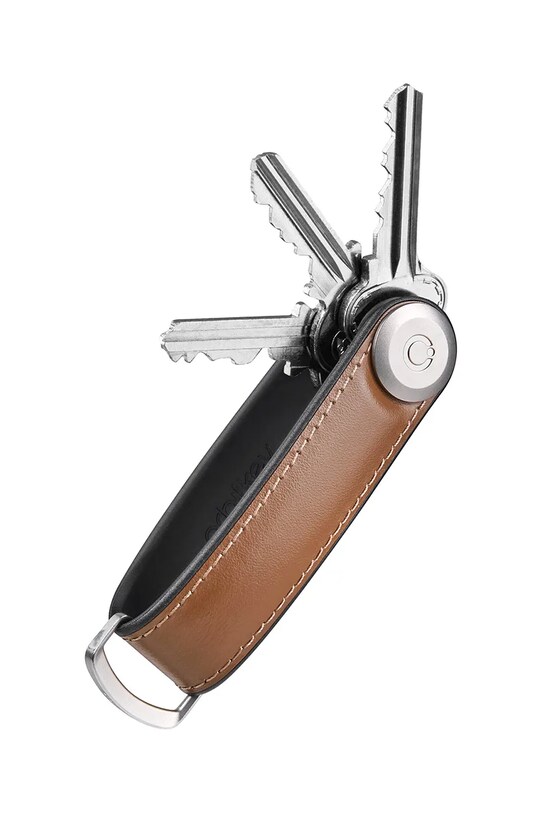 Lifestyle Orbitkey etui na klucze Hybrid Leather 8,5 cm KHL3.ACN.111 brązowy