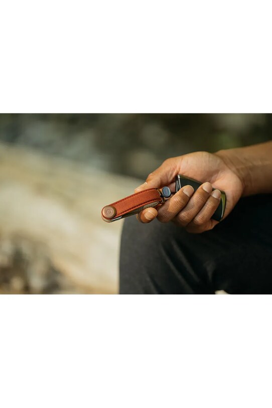 Orbitkey husă pentru chei Waxed Canvas 8,5 cm KWC2.BRD.107