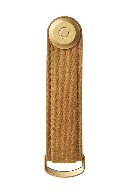 Orbitkey etui na klucze Waxed Canvas 8,5 cm żółty KWC2.GSD.107