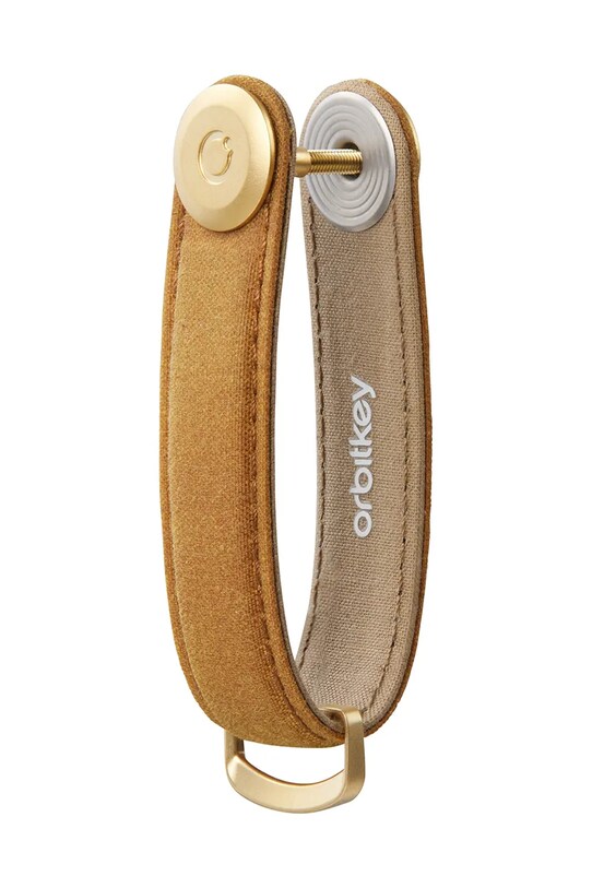 Orbitkey etui na klucze Waxed Canvas 8,5 cm KWC2.GSD.107 żółty AA00