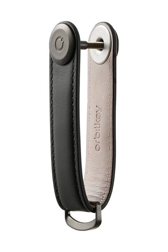 Orbitkey husă cheie Leather Black 8,5 cm LTHO.2.BKBKBK negru AA00