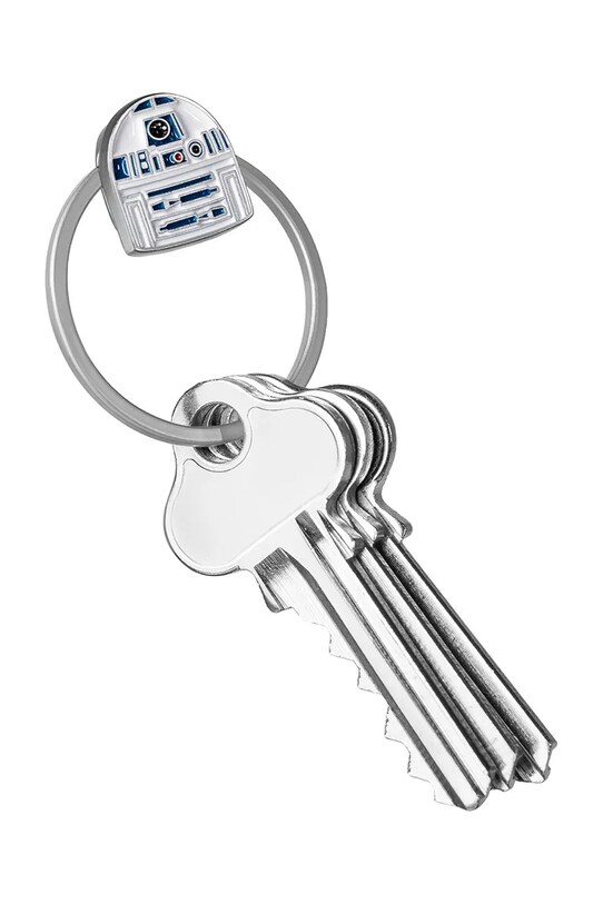 Orbitkey pierścień do kluczy Ring v2 x Star Wars™ PRN2.R2D.505 szary AA00