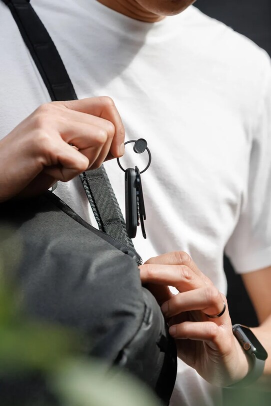 Orbitkey pierścień do kluczy Ring v2 PRN2.SLV.102 szary