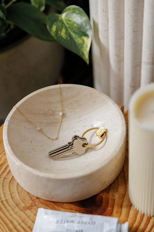 Kroužek na klíče Orbitkey Ring v2 3,25 cm žlutá PRN2.YGD.102