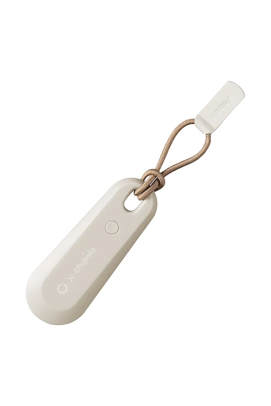 Lifestyle Klíčenka s bluetooth lokalizátorem Orbitkey x Chipolo 6,5 x 2,5 cm TBT2.GRY.104 béžová