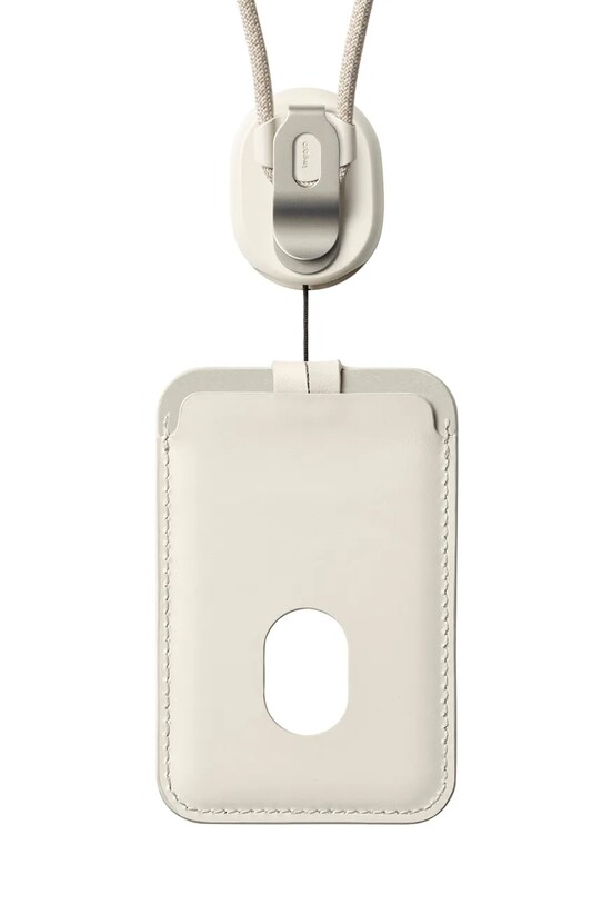 Orbitkey uchwyt do karty id ze smyczą Card Holder 56 x 7 x 0,4 cm WCLA.STO.202 beżowy AA00
