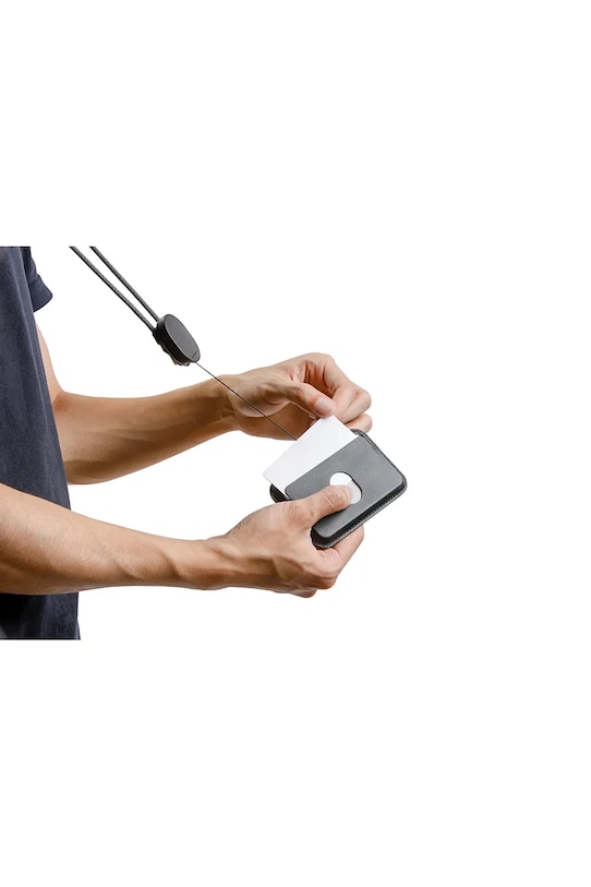 Orbitkey uchwyt do karty id ze smyczą Card Holder Pro 56 x 7 x 0,9 cm WCPA.BLK.202