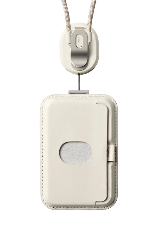 Puzdro na identifikačnú kartu so šnúrkou na krk Orbitkey Card Holder Pro 56 x 7 x 0,9 cm WCPA.STO.202 béžová AA00