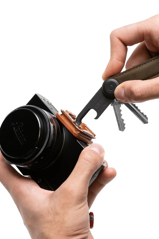 Orbitkey zestaw prezentowy: organizer na klucze i multitool Crazy Horse GCH2.OBR.201 brązowy
