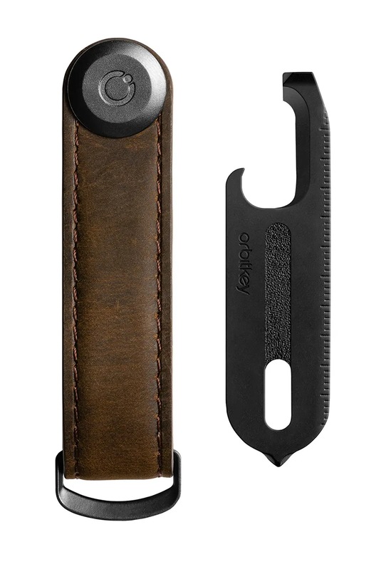 Orbitkey zestaw prezentowy: organizer na klucze i multitool Crazy Horse GCH2.OBR.201 brązowy AA00