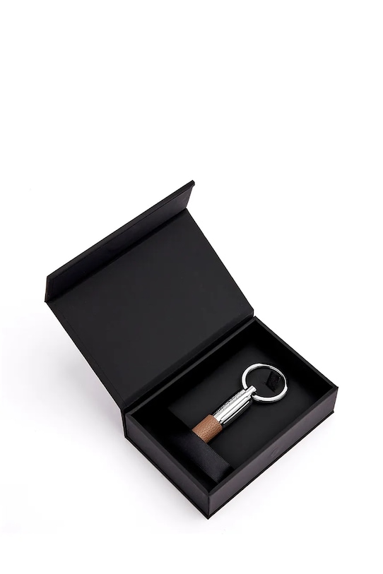 Lifestyle BOSS brelok do kluczy Pure Iconic Camel HAK410X multicolor