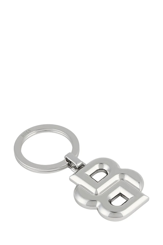 BOSS portachiavi Double B Shinny Chrome HAK567B grigio AA00