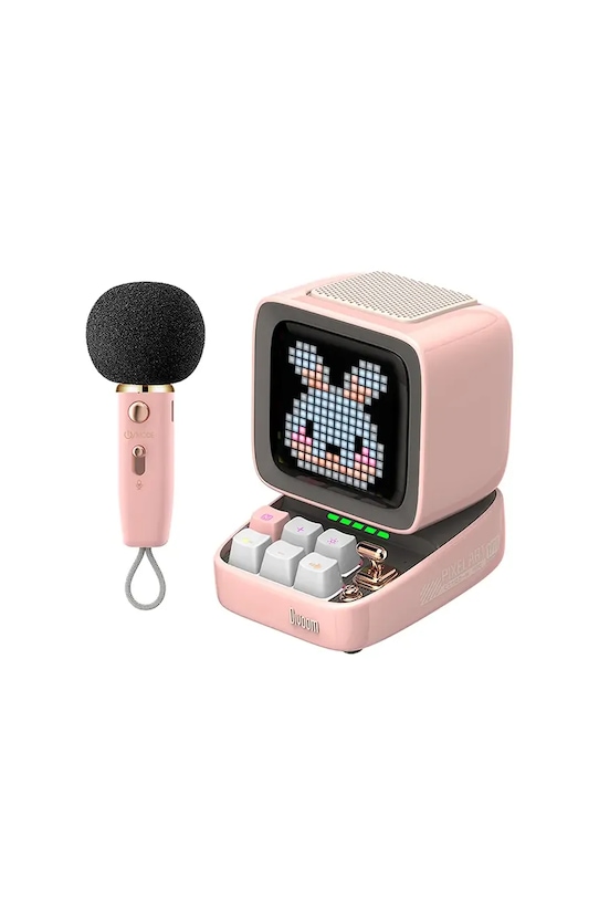 Divoom głośnik bezprzewodowy i mikrofon Ditoo-5M różowy 90100058250