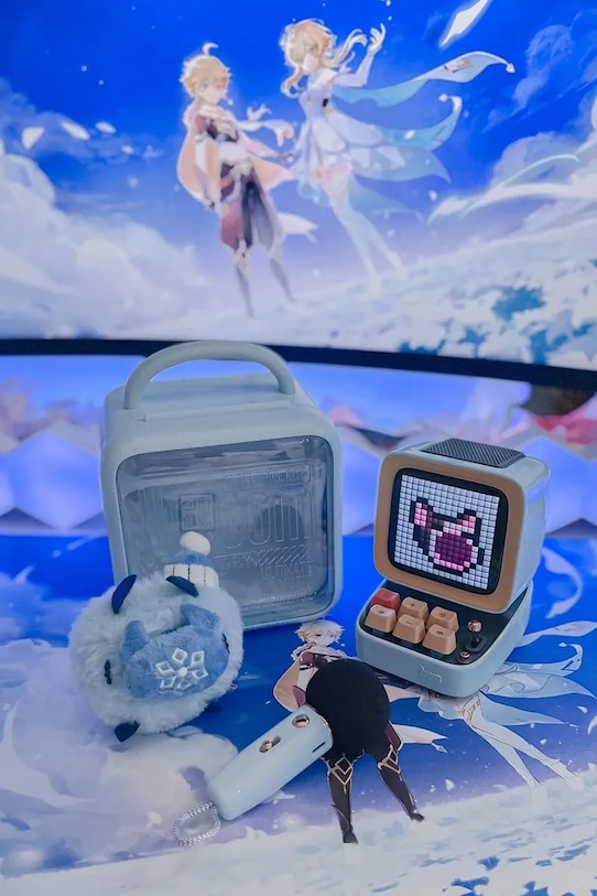 Divoom głośnik bezprzewodowy i mikrofon Ditoo-5M 90100058251 niebieski AA00