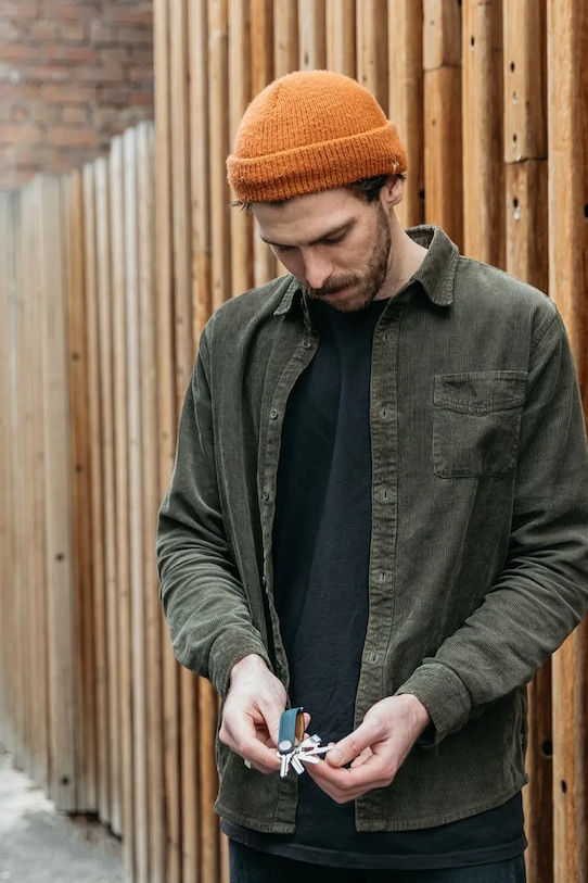 Orbitkey etui na klucze skórzane CHLO.2.MBMBGM