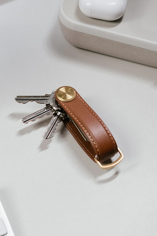Orbitkey etui na klucze Pro Leather 9,3 cm KPR1.CDR.101 brązowy
