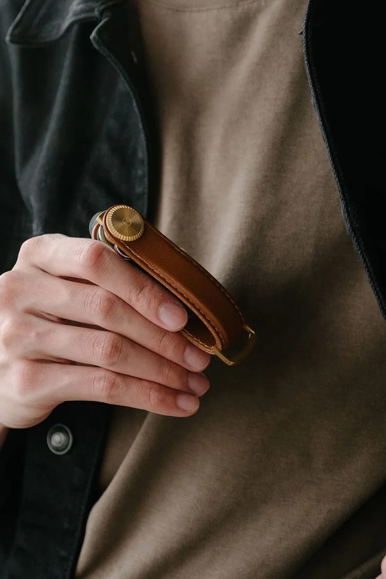 Orbitkey etui na klucze Pro Leather 9,3 cm KPR1.CDR.101