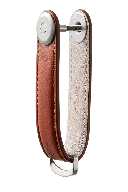 Decor Kľúčenka Orbitkey Leather 8,5 cm LTHO.2.CGTN oranžová