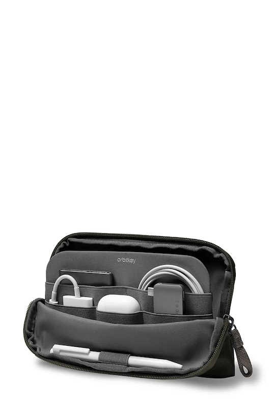 Orbitkey organizer biurowy podróżny Desk Pouch 22 x 12 x 5 cm zielony WDP1.OLV.109