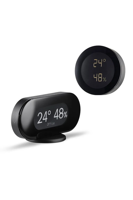 Jacob Jensen czujnik temperatury i wilgotności Sensor Climate 11,5 x 5 cm czarny 34198.