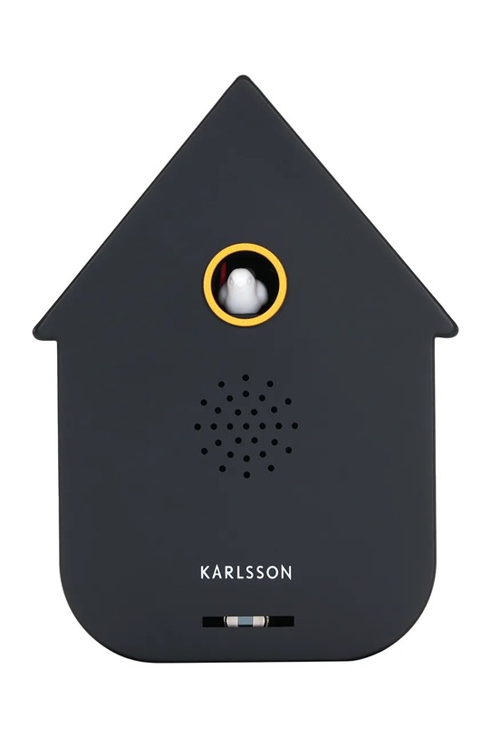 Karlsson zegar ścienny z kukułką Modern Cuckoo 11,5 x 7,5 cm czarny KA6095BK