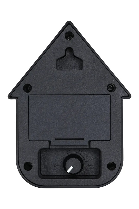 Lifestyle Karlsson zegar ścienny z kukułką Modern Cuckoo 11,5 x 7,5 cm KA6095BK czarny