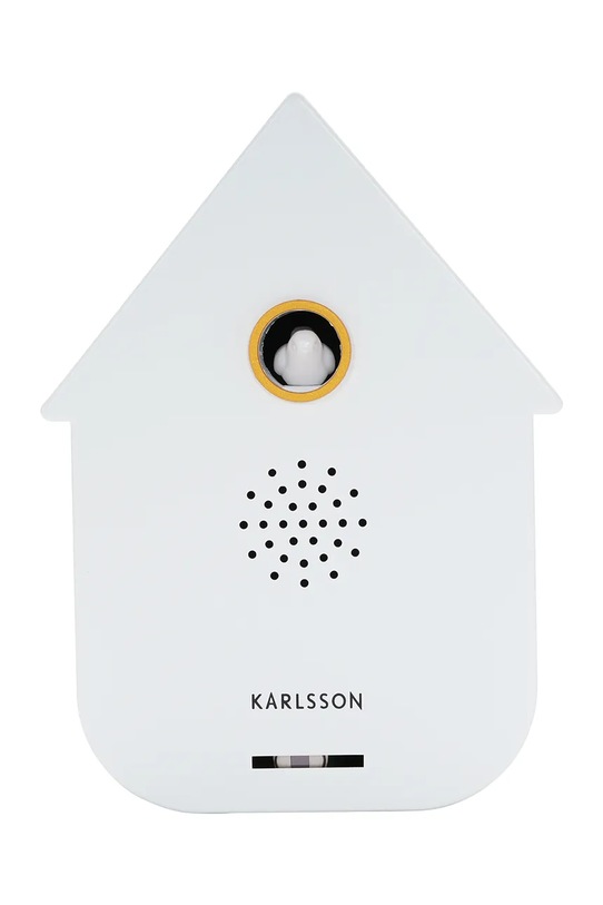 Karlsson zegar ścienny z kukułką Modern Cuckoo 11,5 x 7,5 cm biały KA6095WH