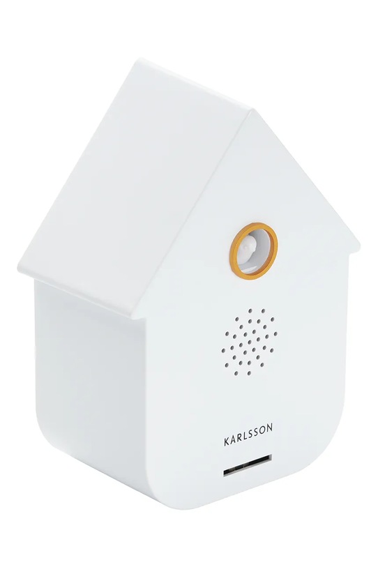 Karlsson zegar ścienny z kukułką Modern Cuckoo 11,5 x 7,5 cm KA6095WH biały AA00