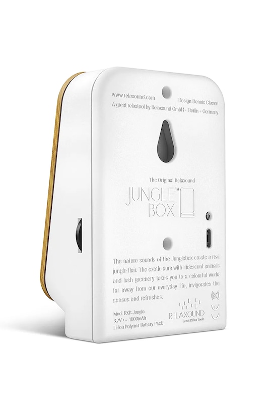 Колонка со звуками природы Relaxound Junglebox 13 × 16 × 6 cm 11JGL0201001 чёрный AA00