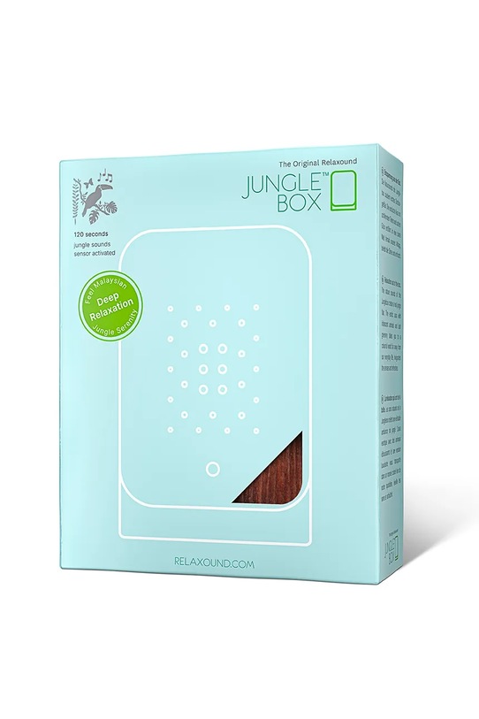 Лайфстайл Колонка со звуками природы Relaxound Junglebox 13 × 16 × 6 cm 11JGL0201001 чёрный