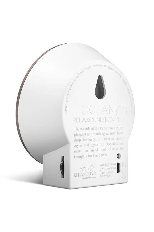 Lifestyle Relaxound domek z kojącymi dźwiękami natury Oceanbox 5 x 11 x 11,5 cm 11OBX0201001 szary