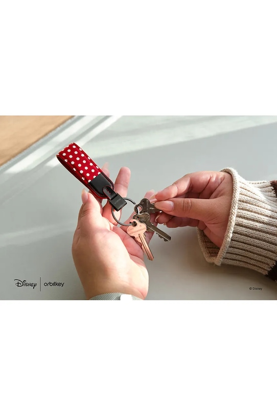 Orbitkey brelok ze skóry naturalnej Minnie Mouse ELK1.MNM.509