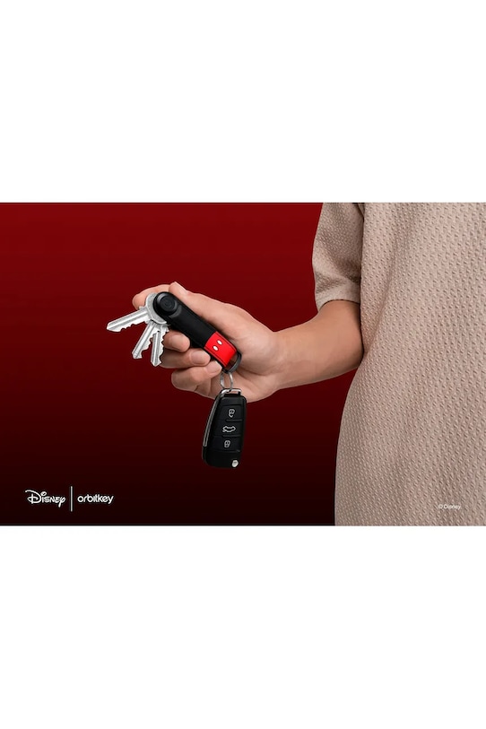 Orbitkey organizer na klucze ze skóry naturalnej Mickey Mouse GHL3.MKM.509