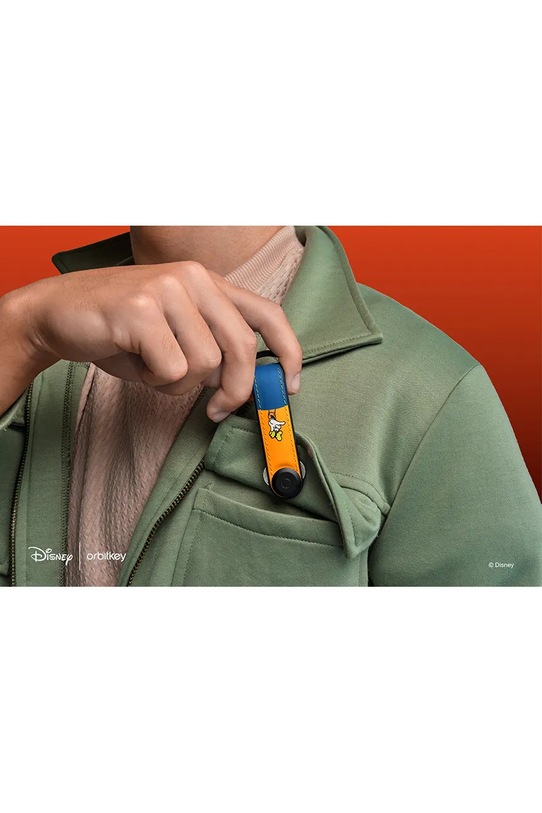 Orbitkey portachiavi in pelle Hybrid x Disney™ 8,6 x 2,2 cm KHL3.GFY.509