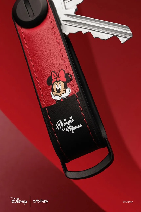 Orbitkey etui na klucze skórzane Hybrid x Disney™ 8,6 x 2,2 cm KHL3.MNM.509