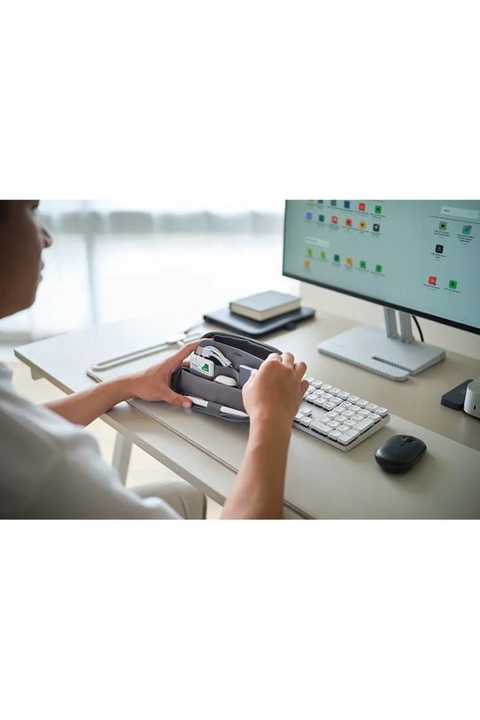 Orbitkey organizer biurowy podróżny z materiału tekstylnego WDP1.GRP.109