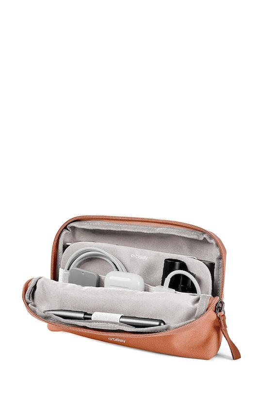 Orbitkey organizer biurowy podróżny z materiału tekstylnego WDP1.RSE.109 pomarańczowy AA00