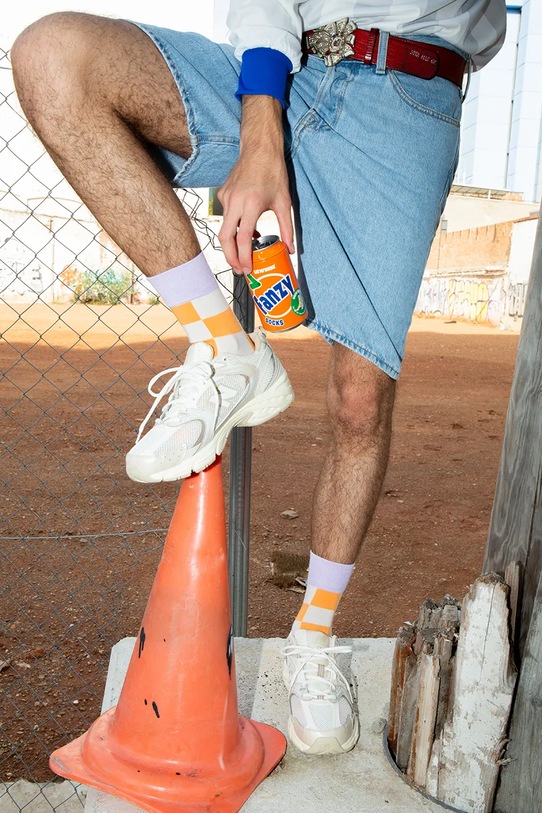 Eat My Socks skarpety z bawełną EMSSAFFFNZY multicolor