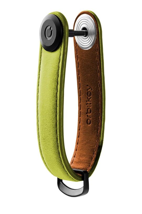 Lifestyle Orbitkey organizer na klucze ze skóry naturalnej KCH2.MOS.101 zielony