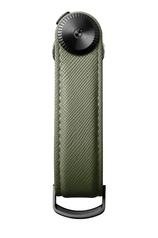 Orbitkey organizer na klucze ze skóry naturalnej KPR1.OLV.113 zielony AA00